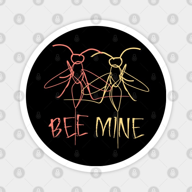 Bee Mine Magnet by JoeStylistics